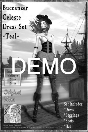 !!!SMD!!! Buccaneer Celeste Dress Set-DEMO