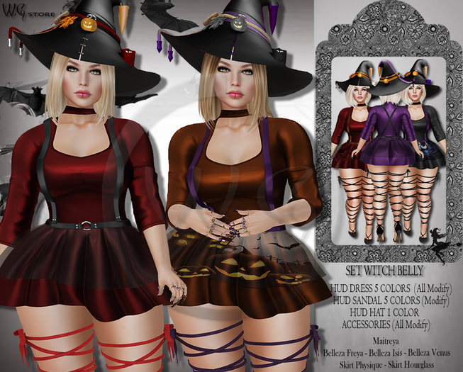 W.G STORE -  Set Witch Belly