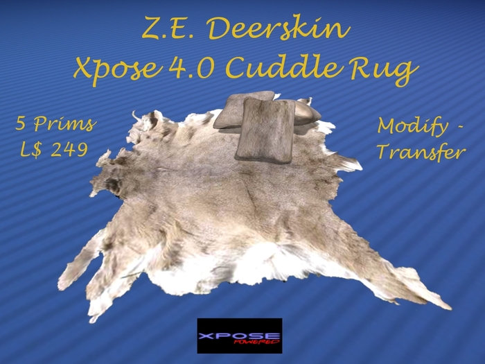 Z.E. Deer Skin Cuddle Rug Xpose 4.0