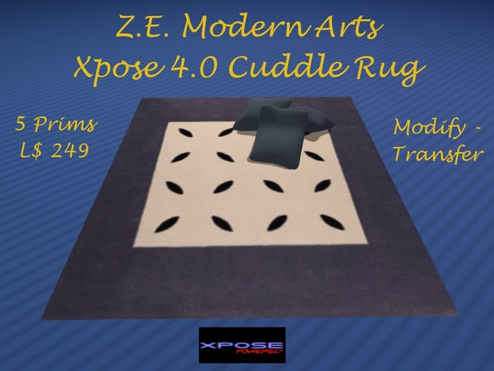 Z.E. Modern Arts Cuddle Rug Xpose 4.0
