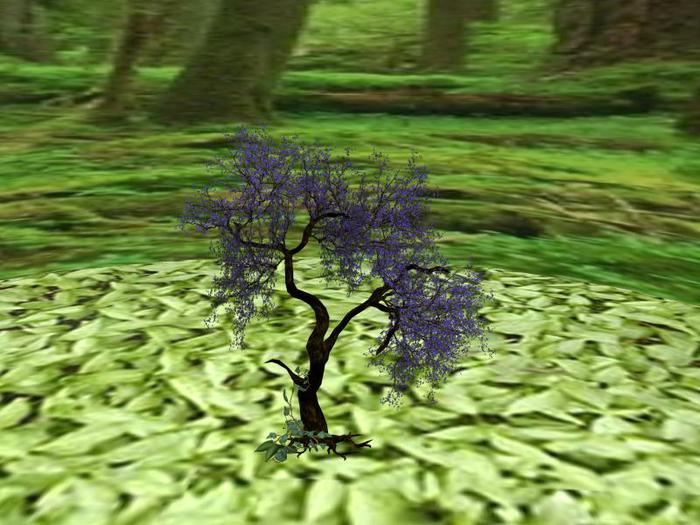 Cosmetic Tree (Small, Purple)