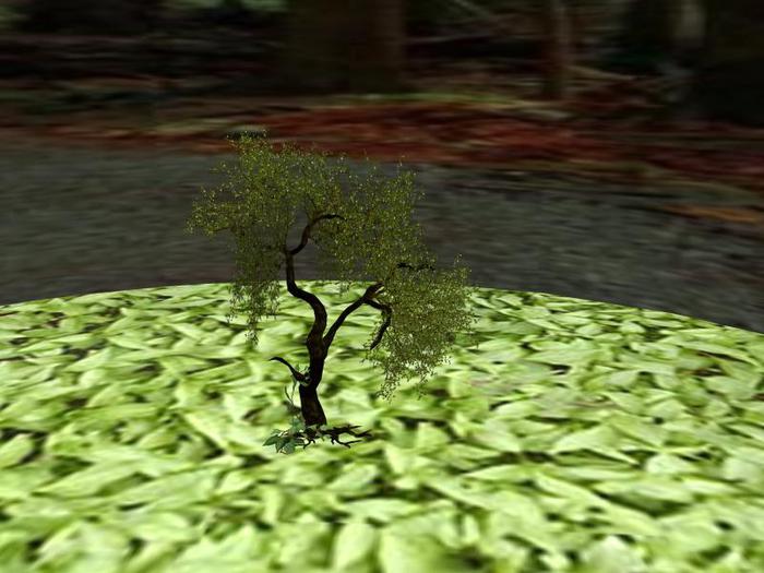 Cosmetic Tree (Small, Green)