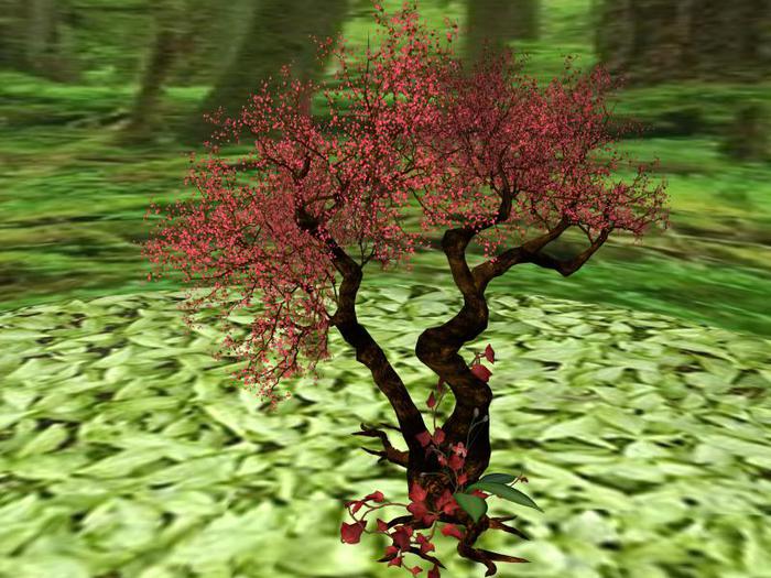 Cosmetic Tree (Medium, Red)