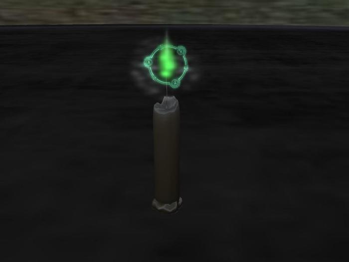 cosmetic enchanted candle