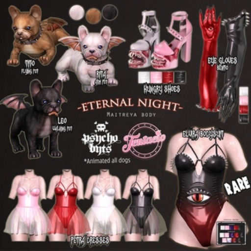 *Tentacio and .{PSYCHO:Byts}.* Eternal night. Elvira body RARE