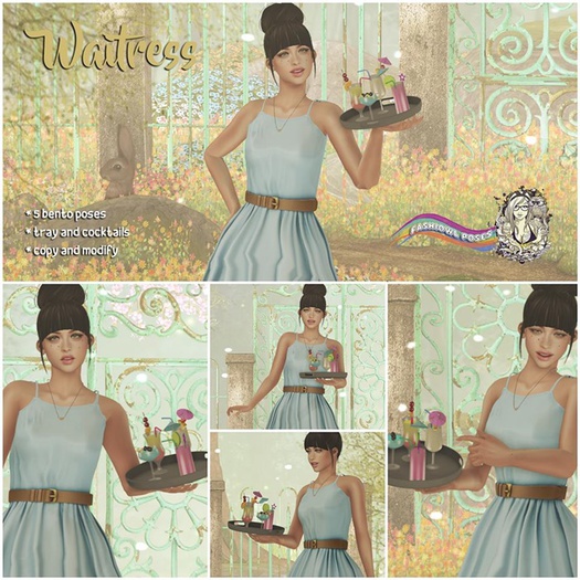 Fashiowl Poses - Waitress // BOX
