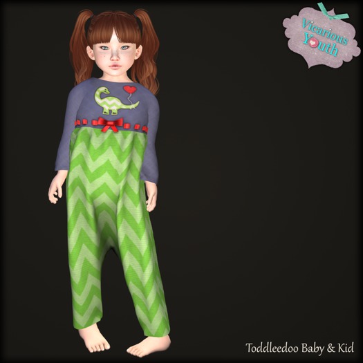 {V*Y} Dino Love Romper (TD)
