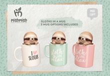 MishMish - Baby Sloths in a mug [Boxed] (attach)