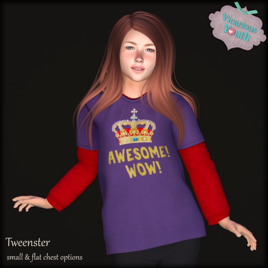 {V*Y} T- Double Shirt - Awesome! Wow!