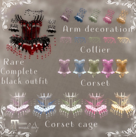 * Antoinette * Complete Red Outfit RARE