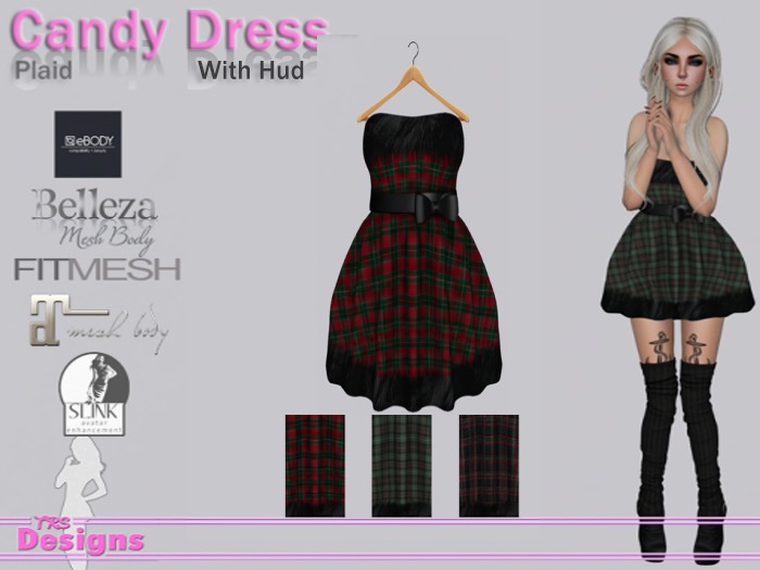Candy Dress With Hud Plaid