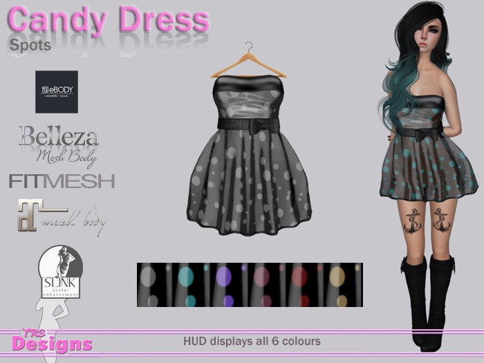 Candy Dress With Hud Spots