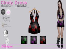 Cindy Dress With Hud Handprint