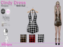 Cindy Dress With Hud Shapes