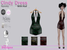 Cindy Dress With Hud Spooky