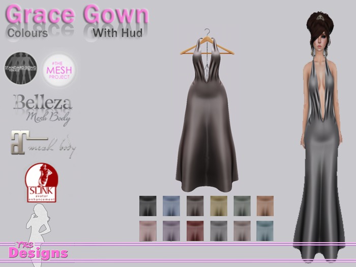 Grace Gown With Hud Colours