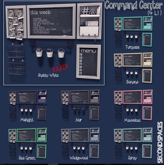 Second Spaces - Command Center - noir (Boxed)