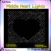 FULL PERM Mesh Middle Heart Lights 