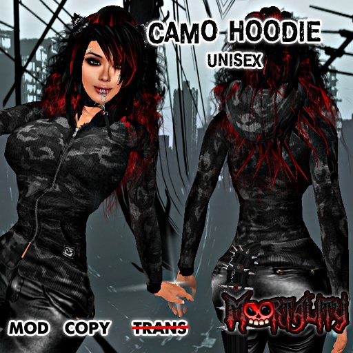 ::MORTALITY:: CAMO HOODIE F