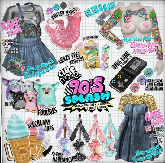 CUREMORE / 90's Splash! / Icecream Cup /  ROSE