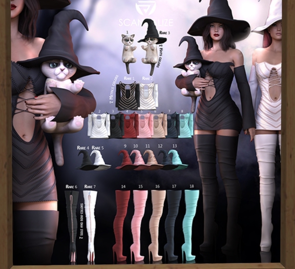 Scandalize.SABRINA. Aqua HAT