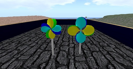 PIN WHEELS LAND DECOR