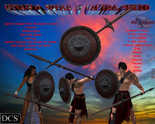 **Bzl Blades** VENABLO SPEAR & CAETRA SHIELD