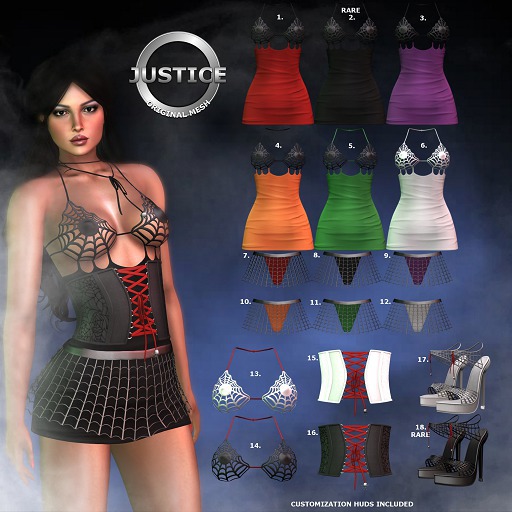 11. [JUSTICE] BLACK WIDOW - SKIRT - MAITREYA - GREEN