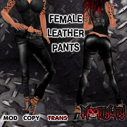 ::MORTALITY:: LEATHER PANTS F
