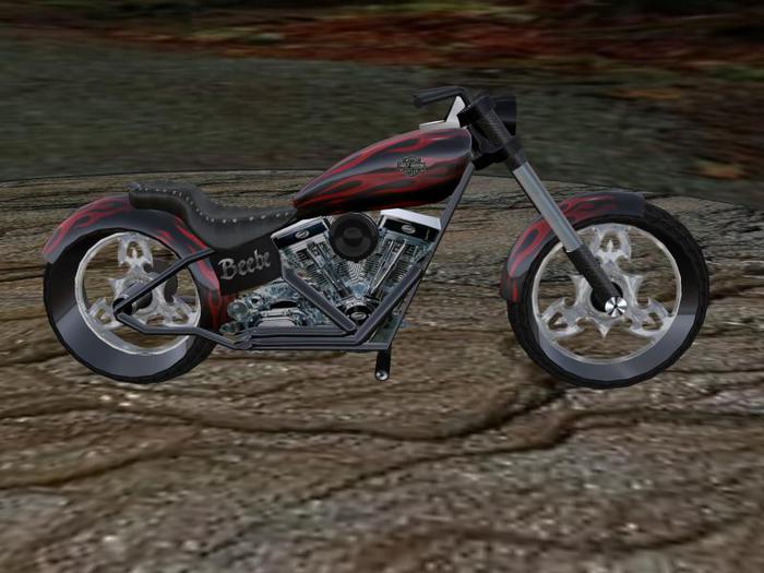 beebe motorcycle red
