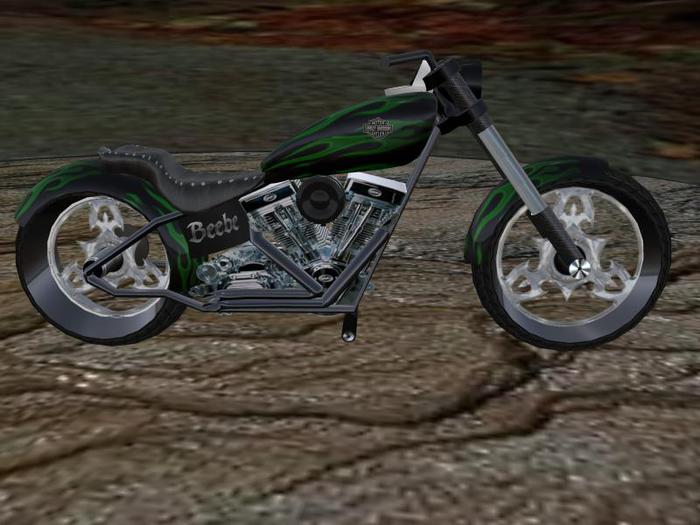 beebe motorcycle green
