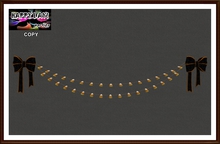 Halloween - Candycorn Garland Black