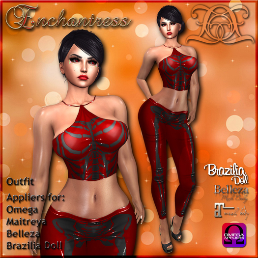 ![Enchantress] Rory Outfit Red