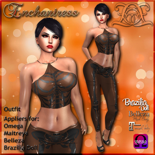 ![Enchantress] Rory Outfit Brown