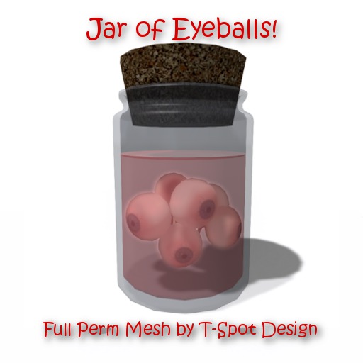 T-Spot Mesh - Jar of Eyeballs - Full Perm - LI=1.0