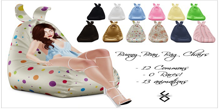 Stockholm&Lima:BunnyBeanBag (Roses)