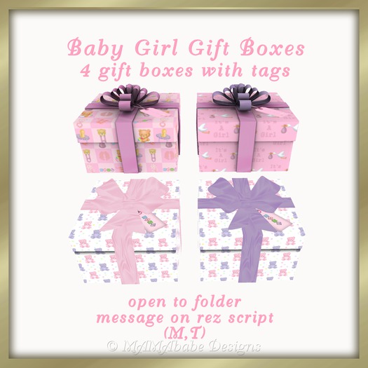 Baby Girl Gift Boxes v2