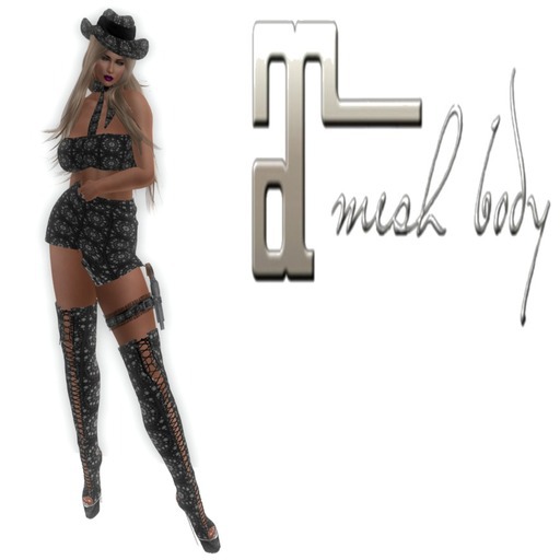 OUTFIT WESTERN BLACK - MAITREYA