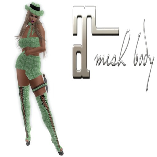 OUTFIT WESTERN GREEN - MAITREYA B