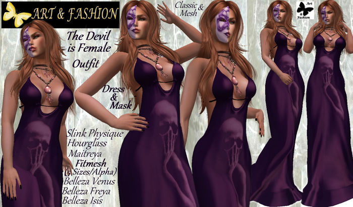 ART & FASHION - THE DEVIL IS FEMALE OUTFIT