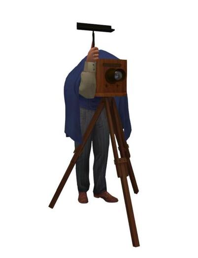Mesh Photographer Statue (Limited Quantities)