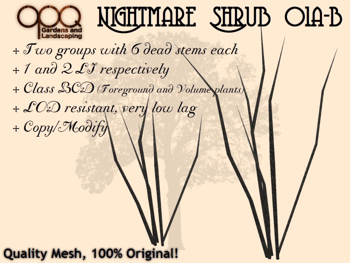 OPQ Nightmare Shrub 01a-b (CM Boxed)