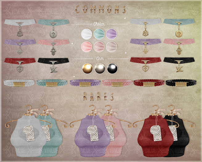 {VINCUE} & Kibitz - Koki+Choker - gold hamsa