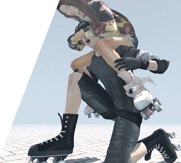 C L A Vv. Chuck Roller Skate Blue