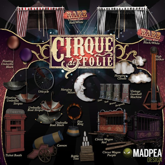 MadPea Cirque de Folie - Vintage Gumball Machine - Bronze