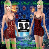 YGTL -  MESH/CLASSIC  - PRETTY LITTE SKULL MINI DRESS  SAC
