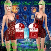 YGTL - SLINK -PRETTY LITTLE SKULL MINI DRESS SAC