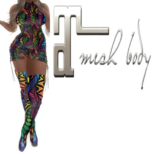 OUTFIT - ABSTRACT - DRESS - BOOTS - MAITREYA B