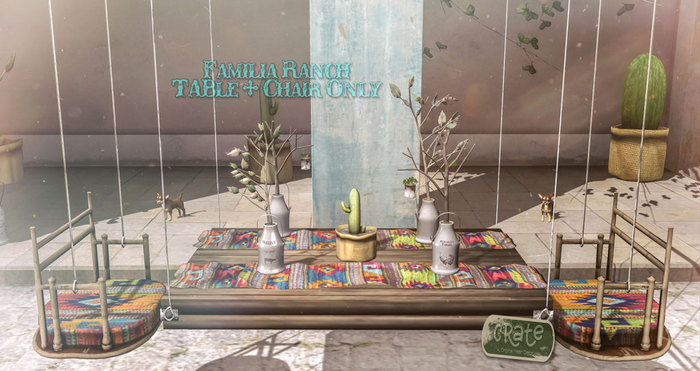 Familia Ranch Set ~ Table & Chairs