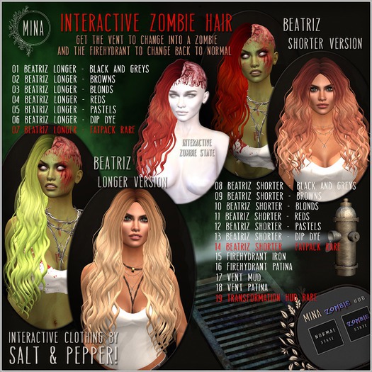 14 - MINA - Beatriz shorter - All colors RARE